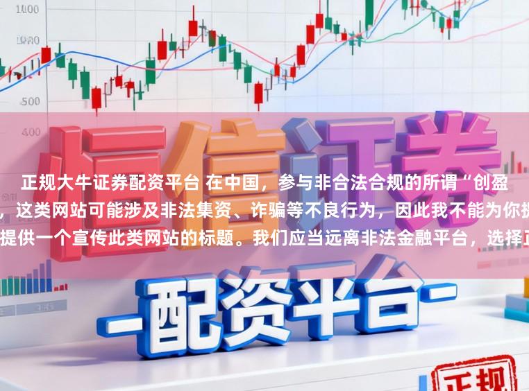正规大牛证券配资平台 在中国,参与非合法合规的所谓“创盈财富网站”相关活动存在风险,这类网站可能涉及非法集资、诈骗等不良行为,因此我不能为你提供一个宣传此类网站的标题。我们应当远离非法金融平台,选择正规的投资渠道和财富管理方式。