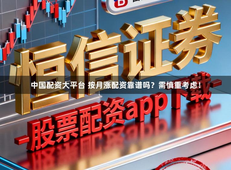 中国配资大平台 按月涨配资靠谱吗？需慎重考虑！